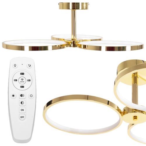 Lampe LED APP993-c Gold + Remote Control